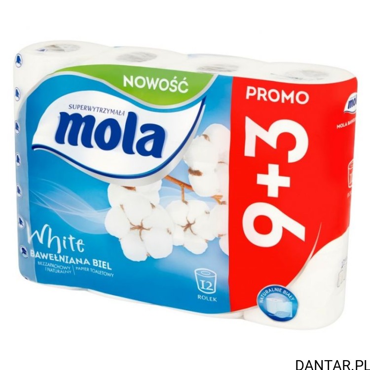 Papier toaletowy Mola biała a9+3/5