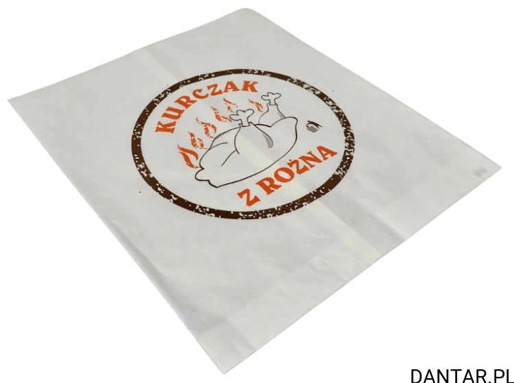 Torba KURCZAK Duża Nadruk  Kiel-Pak TK-K 25 x 29 cm ( na jednego kurczaka) a100/10