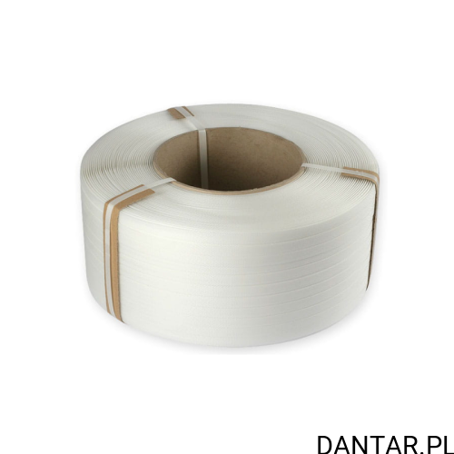 Taśma spinająca biała PP 16/0,8/1500