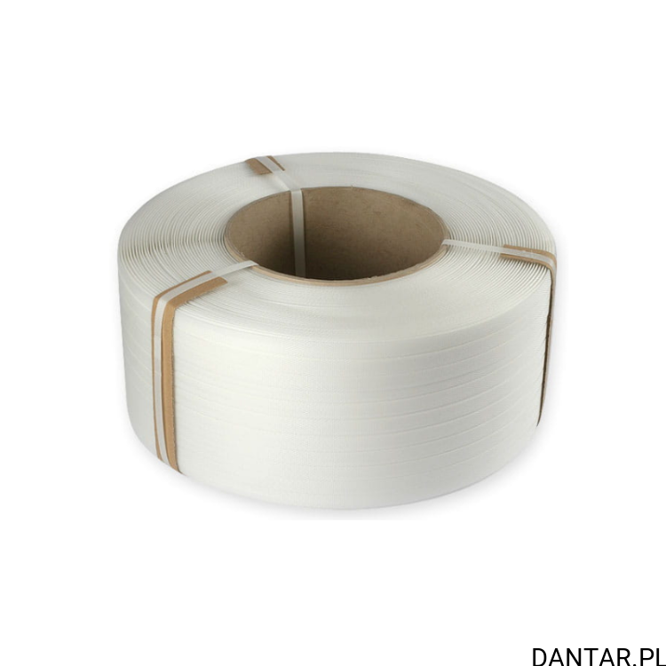 Taśma spinająca biała PP 16/0,8/1500