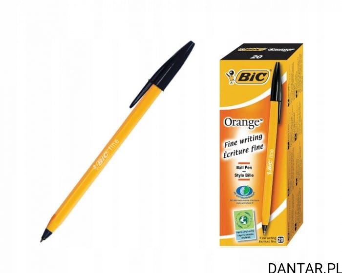 Długopis Bic orange czarny a1/20