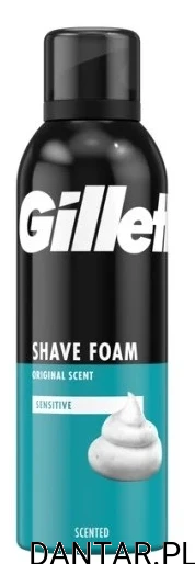 Pianka do golenia Gilette 200ml sensitive a1/6