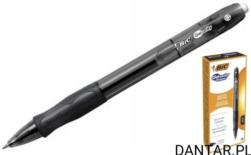 Długopis Bic Gelocity czarny 0,7mm a1/12