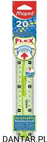 Linijka 20cm z gumowym uchwytem Maped