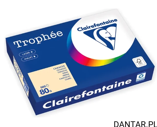 Papier ksero A4 kremowy 80g 1787PC a500/5