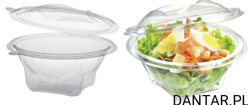 Pucharek 500ml sałatkowy z zespoloną pokrywką a50/