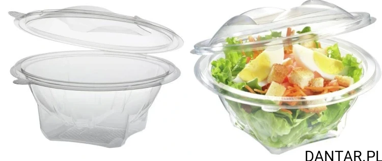 Pucharek 500ml sałatkowy z zespoloną pokrywką a50/