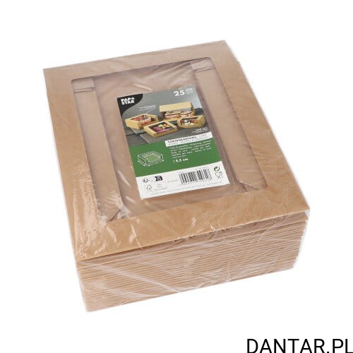 Pojemnik na ciasto z okienkiem PLA 5,5x230x230cm  89812 a25/4