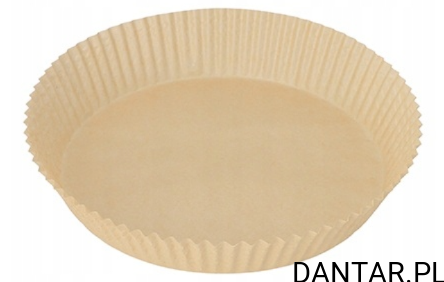 Papier do pieczenia okrągła *20 x 4,5cm brązowy do frytownic beztłuszczowych Papstar a100/10 89962