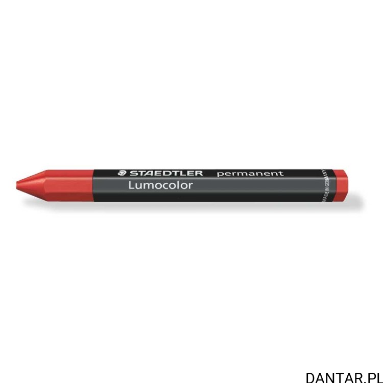 Kredka na metal drewno czerwona Staedler a1