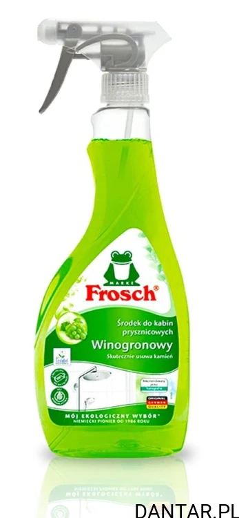 Płyn frosch do mycia kabin prysznicowych winogronowy 500ml a1/8