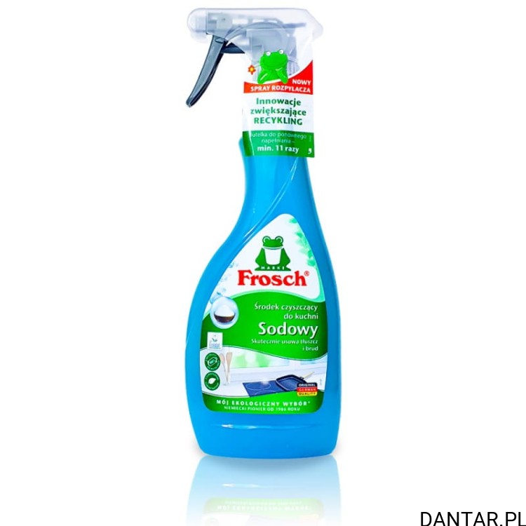 Płyn frosch sodowy środek czyszczący do kuchni spray 500ml a1/8