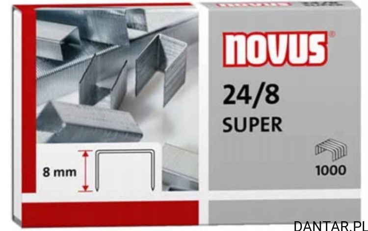 Zszywki 24/8 Novus super a1000
