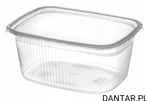 Pojemnik prostokątny transparentny 250ml PRA250RC a100/10