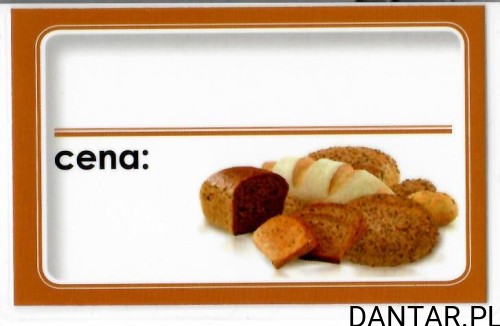 Ceny laminowane A-8 9,5x6 chleb  a1/50