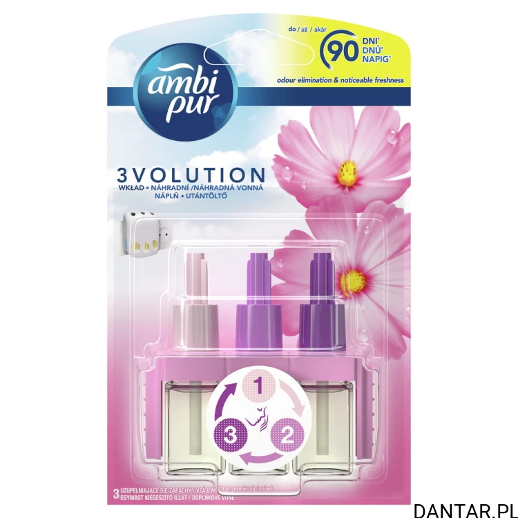 Ambi pur odświeżacz do kontaktu 3volution zapas 20ml flowers and spring a1/7