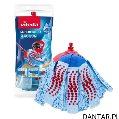 Vileda mop super mocio 3 action wkład
