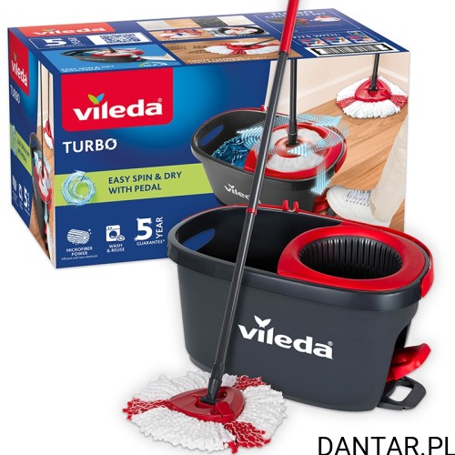 Mop obrotowy Vileda Turbo z wiadrem