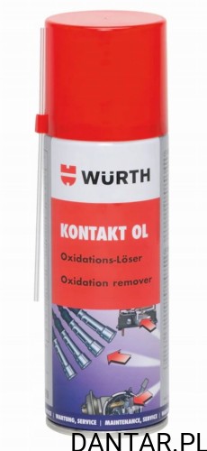 Preparat  do czyszczenia styków i usuwania korozji konektorowej 200ml Wurth