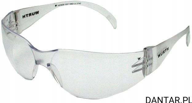 Okulary ochronne bezbarwne