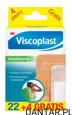 Plastry Viscoplast turystyczne 22+4szt gratis a1/14