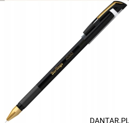 Długopis kulkokwy xGold 0.7mm czarny Berlingo a1/12