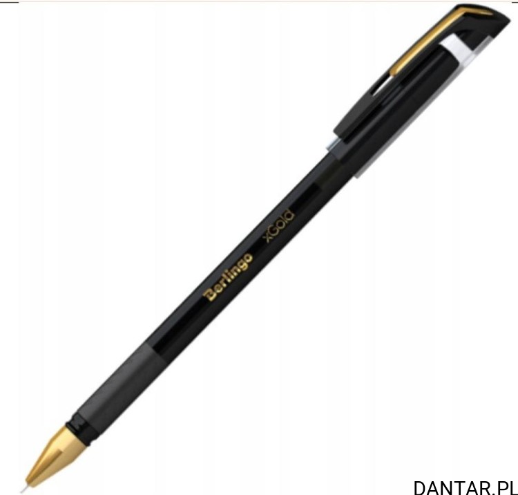 Długopis kulkokwy xGold 0.7mm czarny Berlingo a1/12