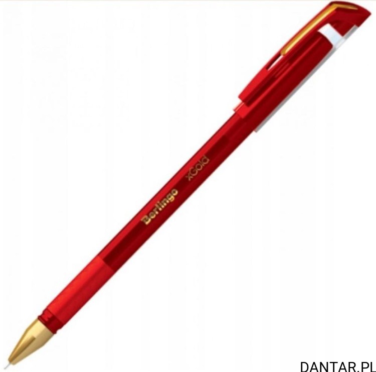Długopis kulkokwy xGold 0.7mm czerwony Berlingo a1/12