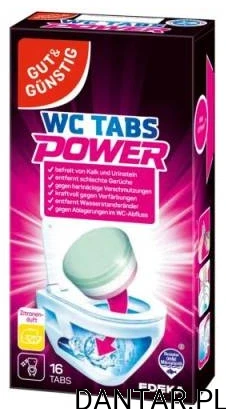 Tabletki do WC GG Edeka cytrus a16