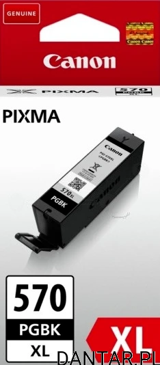 Tusz Canon pixma MG5750 PGI570XL black oryginał.
