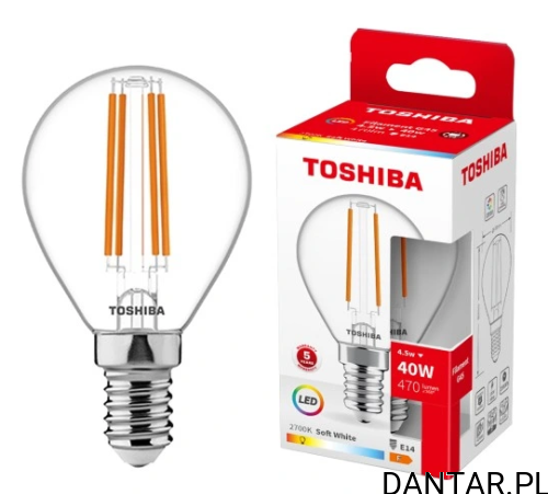 Żarówka led filament 40w E14 470l 