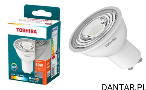 Żarówka halogenowa SOFT WHITE GU10 230V/5,5W 430LM 2700 a1/5