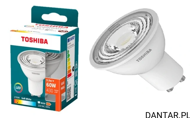Żarówka halogenowa SOFT WHITE GU10 230V/5,5W 430LM 2700 a1/5