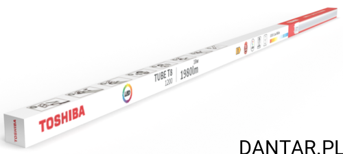 Świetlówka led T8 9w 990lm 600mm 6500K Toshiba a1/25