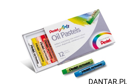 Pastele olejne Pentel a12