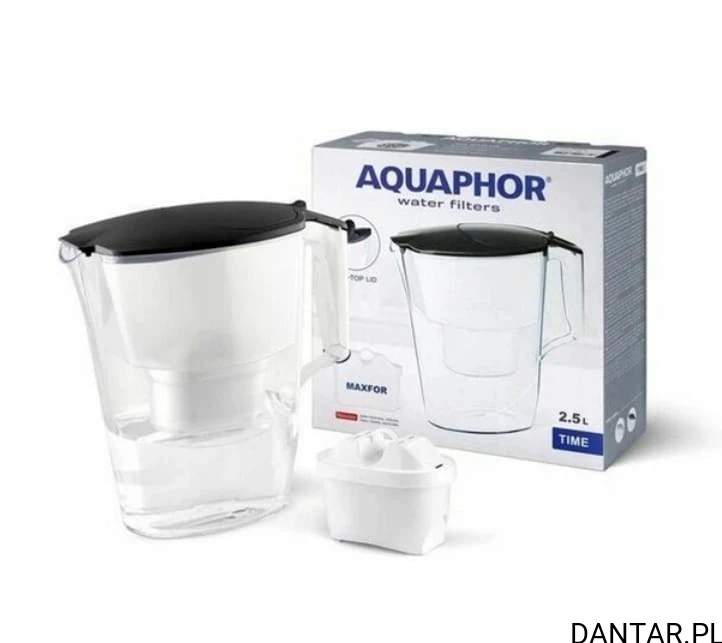 Dzbanek Aquaphor 2,5l prostokątny czarny