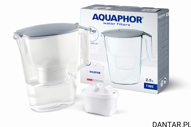 Dzbanek Aquaphor 2,5l prostokątny szary 