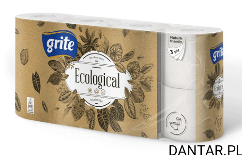 Papier toaletowy Grite plus ecological szary 3w a8/7/252
