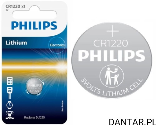 Bateria CR1220 3V Philips a1