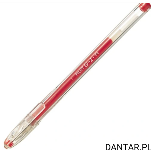 Długopis żelowy czerwony 0.5 BL-G1-5T Pilot a1/12
