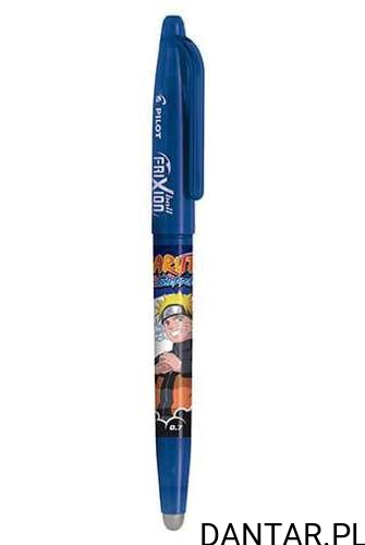 PILOT Pióro kulkowe FRIXION NARUTO 0,7 Niebieski a1/12 BL-FR7NRT-L