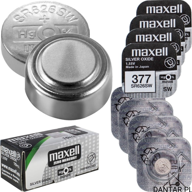 Bateria Maxell SR 626 SW 377 a1/10
