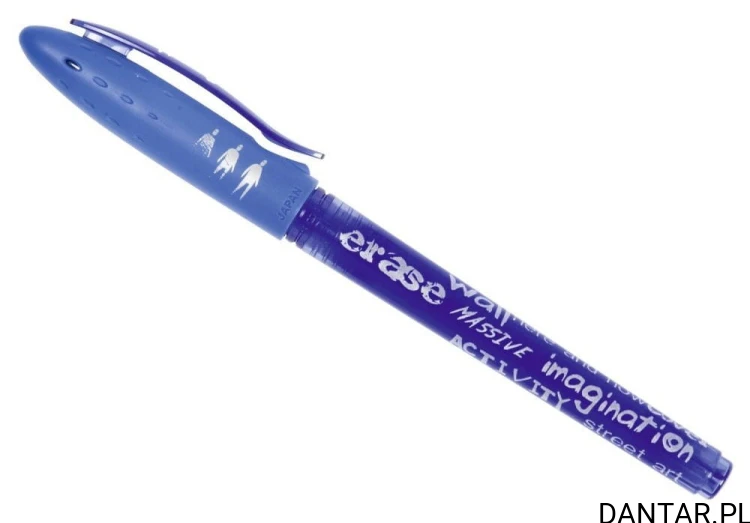 Długopis wymazywalny UNI-BALL niebieski 0,7mm a1 