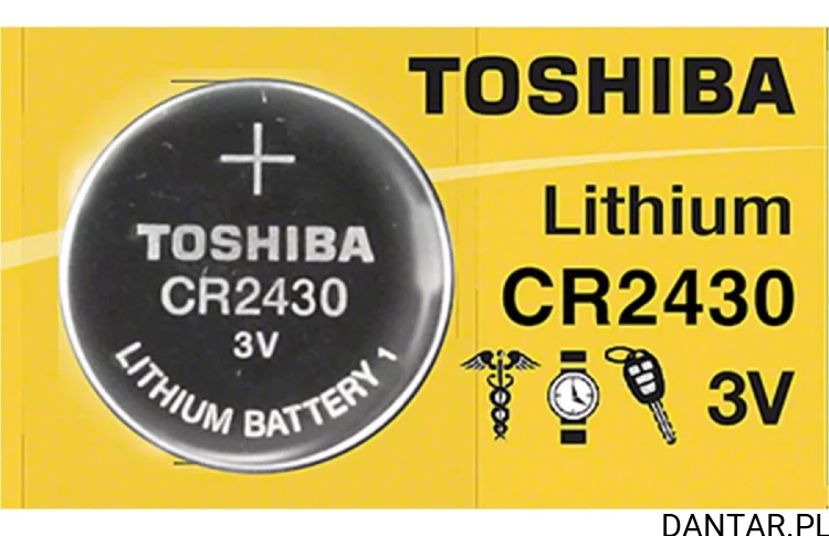 Bateria toshiba cr 2430 3v a10 