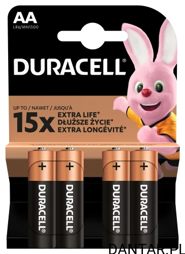 Bateria Duracell alkaiczna AA LR6 a1/4/80
