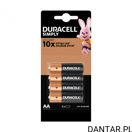 Bateria Duracell AA LR6 alkaiczna a4/24