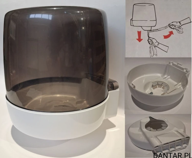 Podajnik do ręcznika jumbo 400 biały 