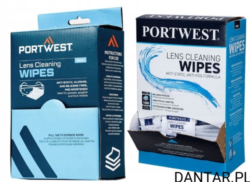 Chusteczki do okularów PA01 Portwest a100 