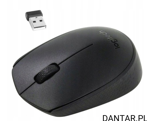 Myszka optyczna bezprzewodowa Logitech B170 czarna