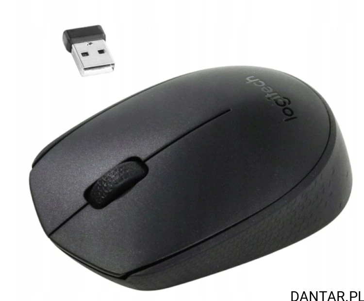 Myszka optyczna bezprzewodowa Logitech B170 czarna